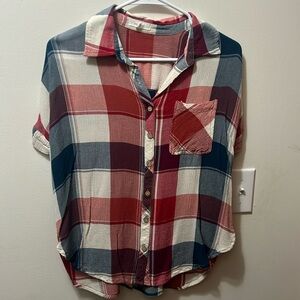 Maurice’s Plaid Blouse